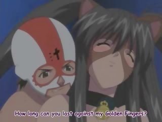 Seksowne hentai anime laska w catgirl kostium pumped