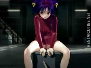 Pěkný 3d anime holky dostane v prdeli