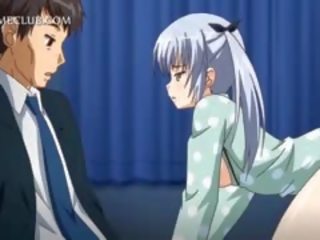 Pillua märkä 3d anime kultaseni sensually suutelua sisään sänky