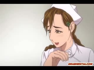 Tettona hentai infermiera succhiare paziente cazzo e caldi frugando in esimo
