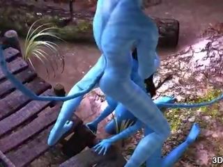 Avatar babeh silit fucked by huge blue jago