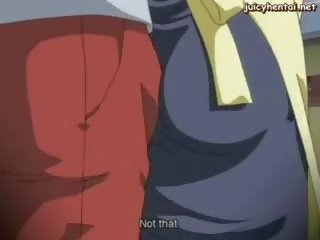 Anime milf prende vagina fingered