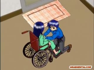 Povekas anime äiti kuuma ratsastus mulkku