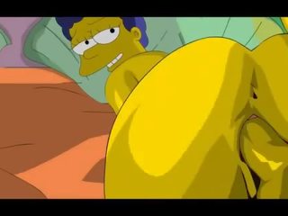 Simpsons פורנו homer זיונים marge