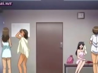 Wild Anime Teacher Enjoys A Dick