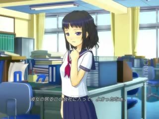 3d anime koulutyttö saa suu perseestä
