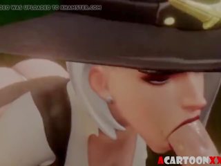 Tight Overwatch Ashe Fucked in Different Positions: sex clip d2