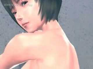 Hot Ass Anime Cutie Banged From Behind Gets Creampie