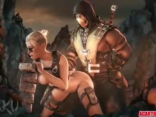 Attractive Blonde Cassie Cage Getting Pussy Drilled Well: dirty video 5c