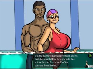 Married medical practitioner fucked by black Athletes &lpar;Gameplay&rpar; Good ending