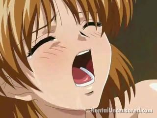 Graceful Brown Haired Anime Porn Nymph Having Teeny Cooshie Fingered