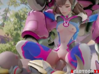Enchanting overwatch heroes get amjagaz fucked, x rated film 82